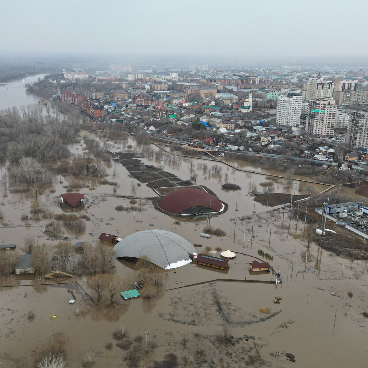 Уровень воды в Урале у Оренбурга поднялся почти на 50 см за ночь – Москва  24, 10.04.2024