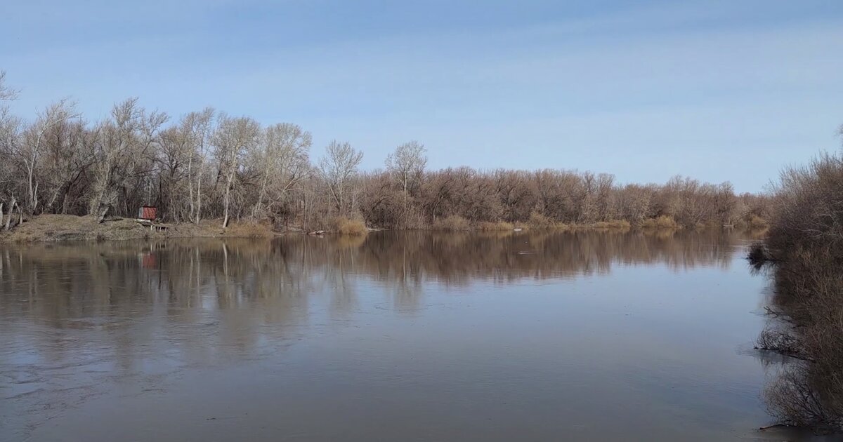 Уровень воды в реке Тобол в Кургане увеличился на 23 см за сутки