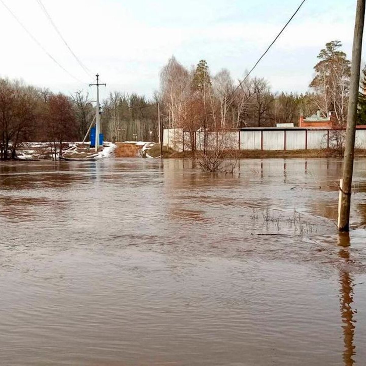 Железобетонный мост смыло течением в нацпарке 