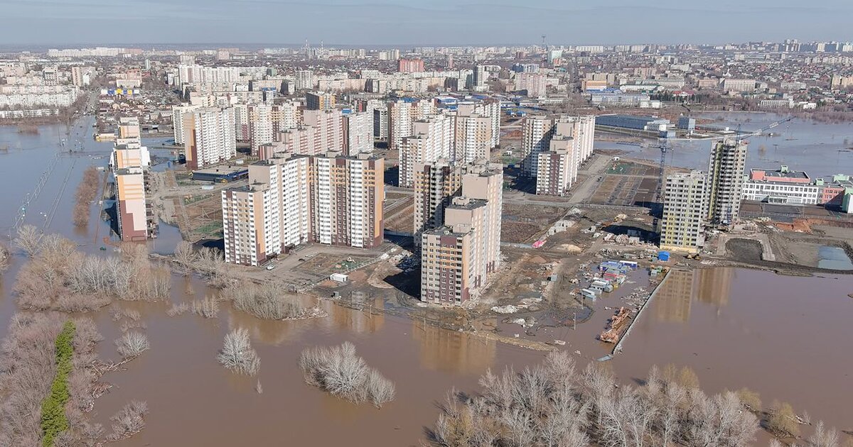 Вода в реке Урал у Оренбурга поднялась до 1 185 см