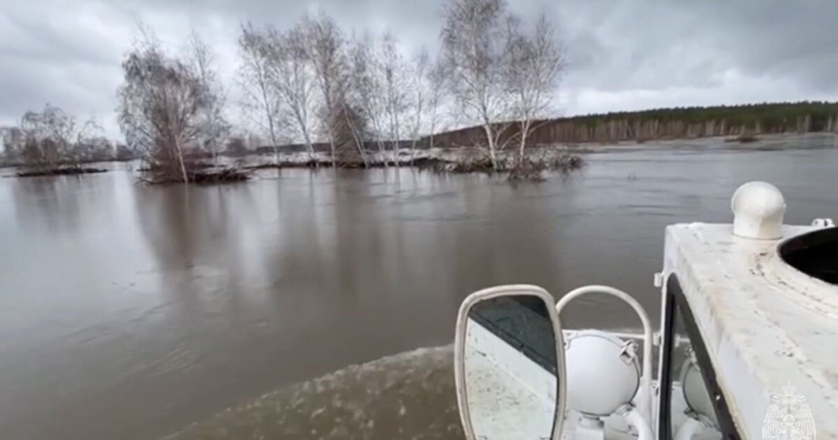 Уровень воды в реке Тобол у Кургана поднялся до 646 сантиметров