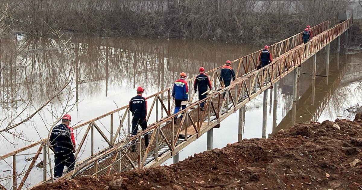 Уровень реки Урал у Оренбурга снизился до 1 178 см