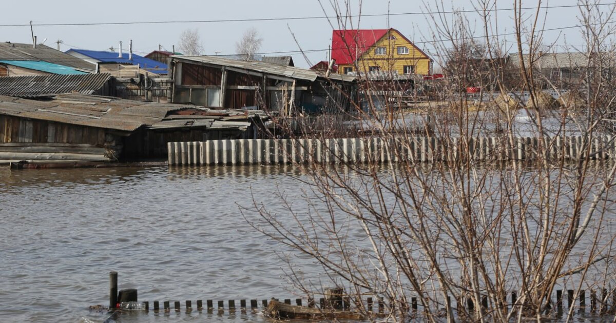 Уровень воды в Ишиме Тюменской области превысил исторический максимум