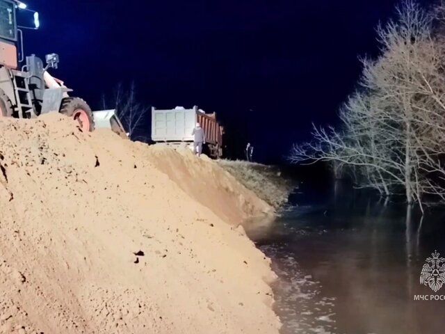 Уровень воды в реке Тобол у Кургана превысил 1 000 см