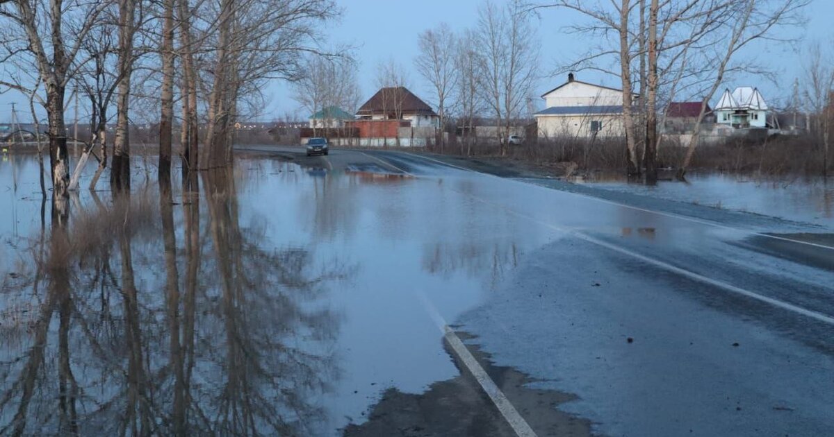 Уровень воды в реке Тобол у Кургана поднялся до 748 сантиметров