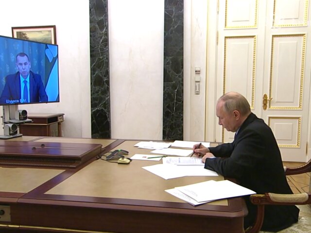 Путин пожелал успеха Шумкову на выборах губернатора Курганской области