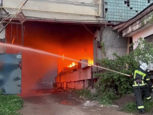 Пожар локализован на складе в Саранске
