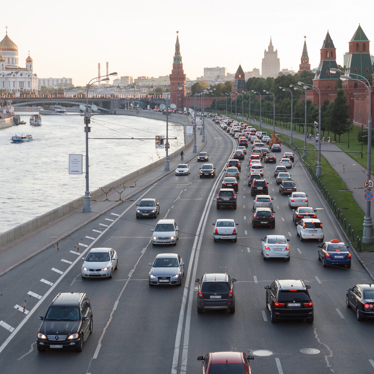 Временные ограничения для движения транспорта в центре Москвы сняты –  Москва 24, 07.05.2024