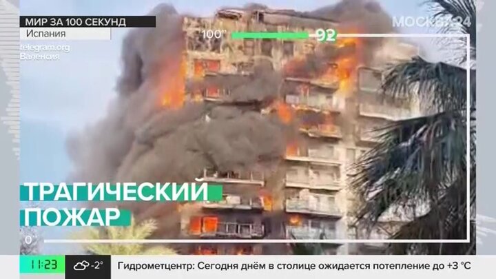 Новости мира: в Валенсии объявлен трехдневный траур по погибшим в жилом доме