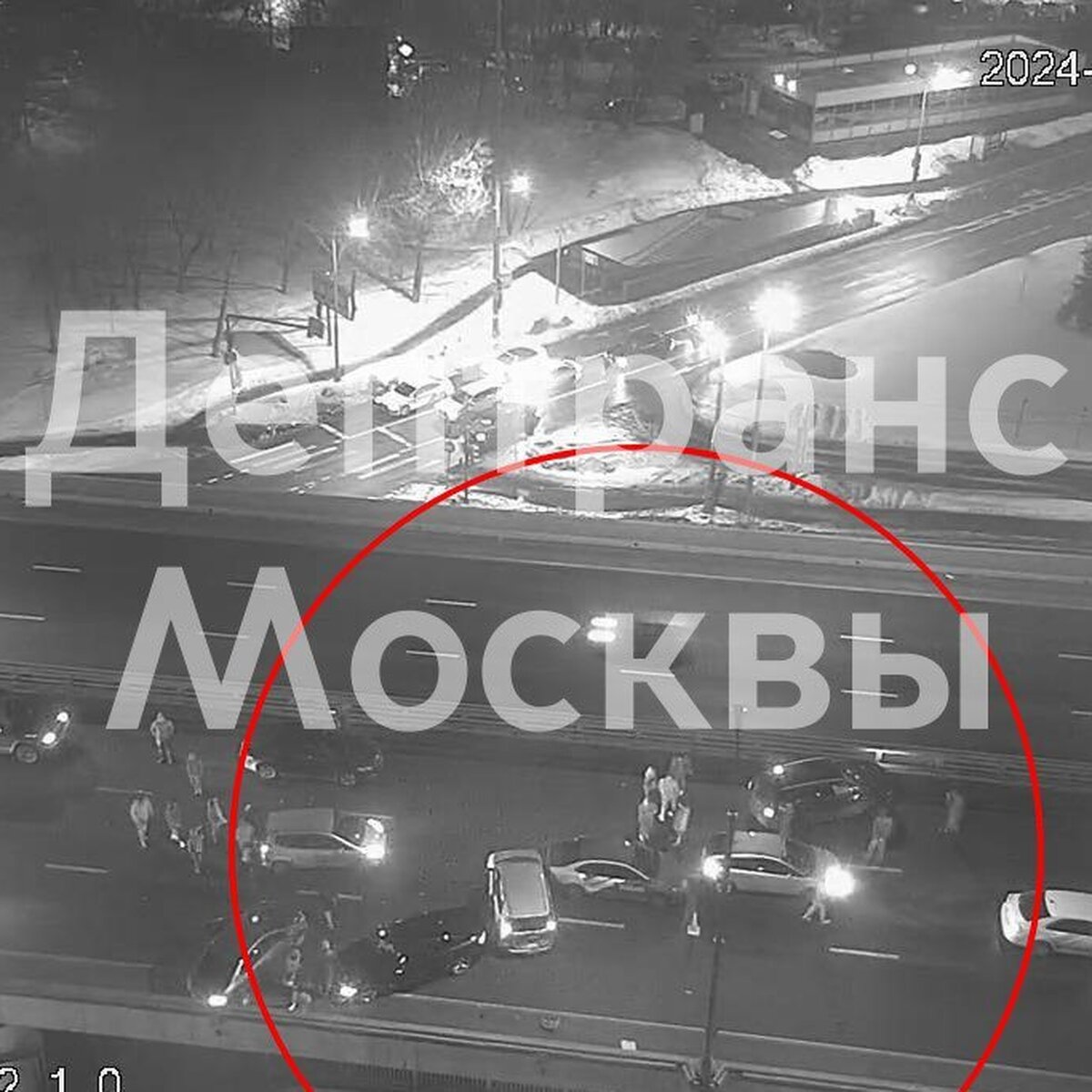 ДТП с несколькими автомобилями произошло на Волгоградском проспекте –  Москва 24, 29.02.2024