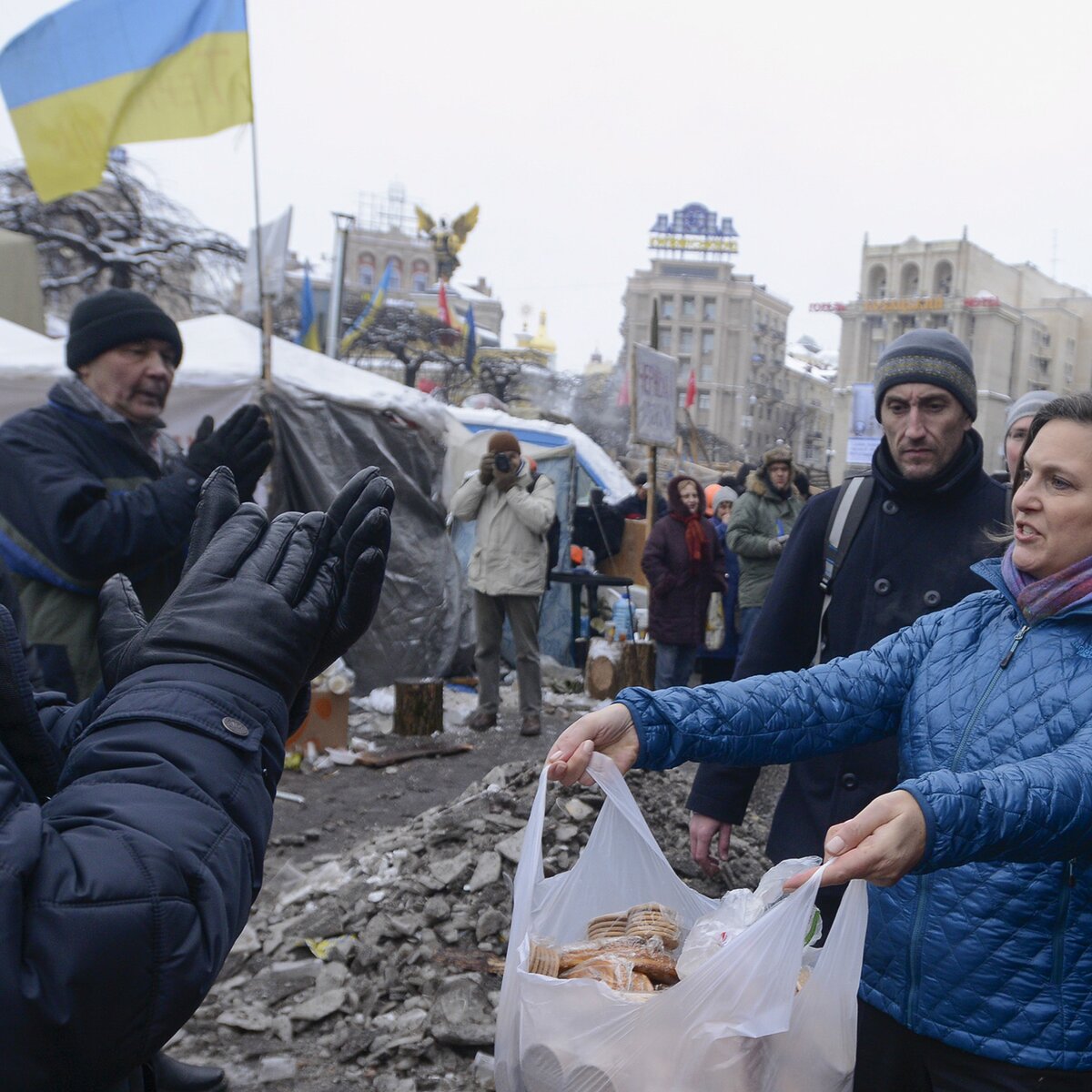 Отметилась печеньками