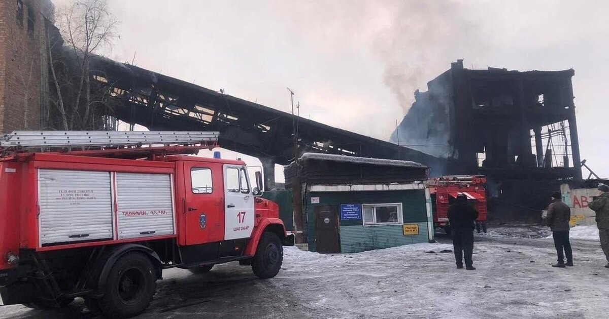 В МЧС сообщили о пожаре на территории Шагонарской ТЭЦ в Тыве