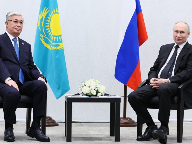 Путин и Токаев обсудили реализацию проектов в сфере торговли, транспорта и энергетики