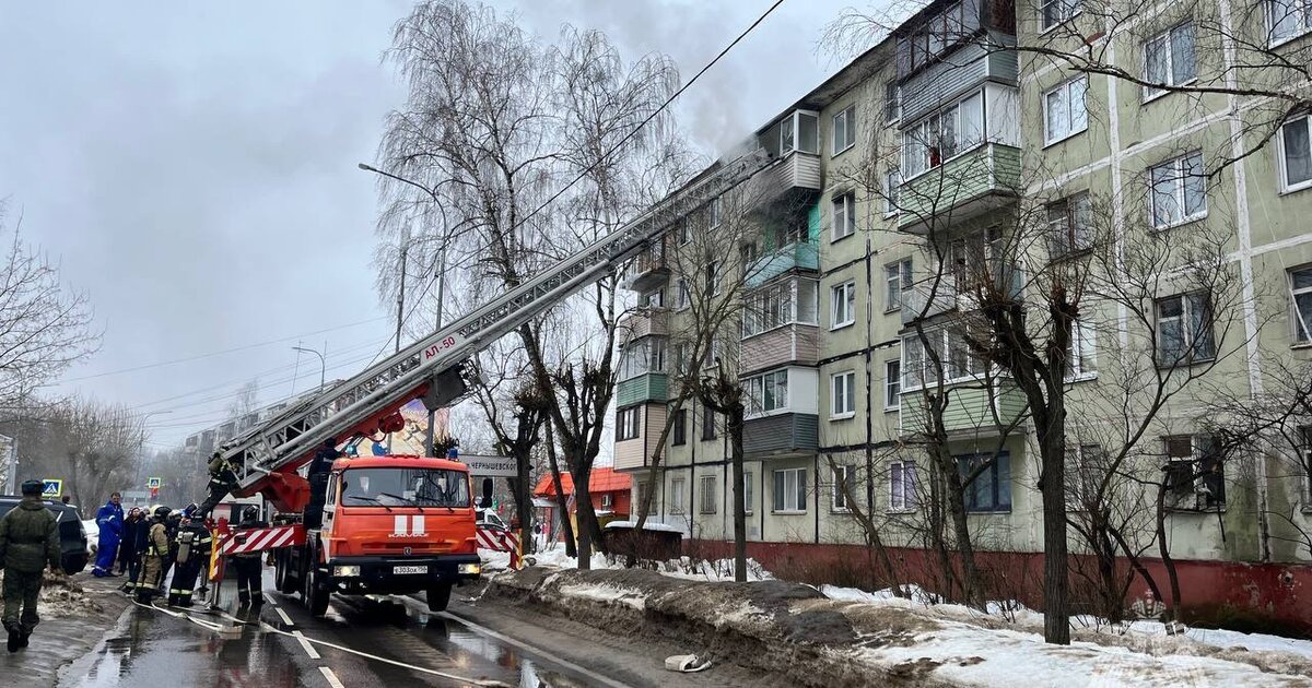 Пожар в жилом доме в Серпухове полностью ликвидирован