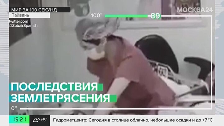 Новости мира: в Сети появилось видео из тайваньского роддома в момент землетрясения