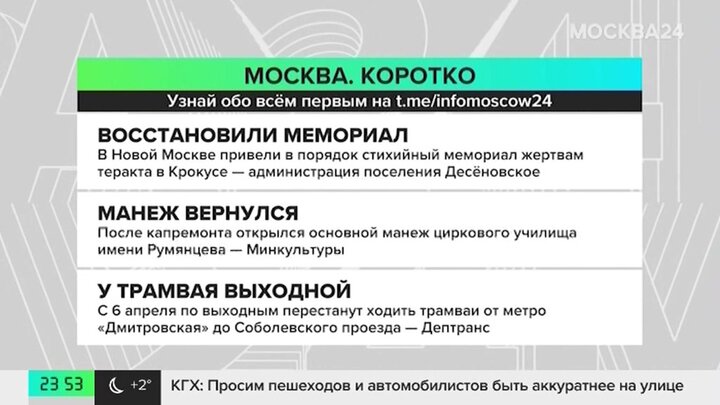 Новости часа: в ТиНАО привели в порядок стихийный мемориал жертвам теракта в «Крокусе»