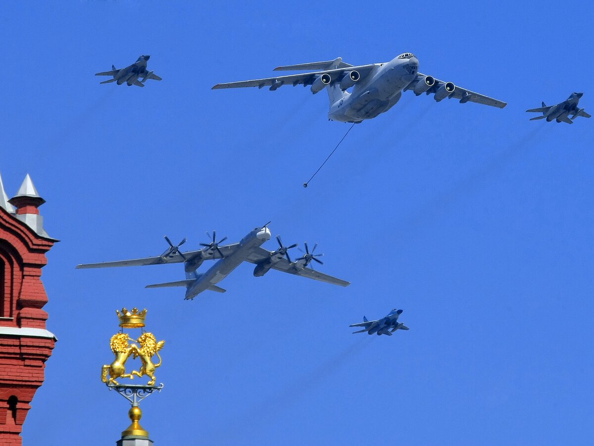 Самолеты-участники парада Победы пролетят над Москвой 3 мая – Москва 24,  30.04.2014