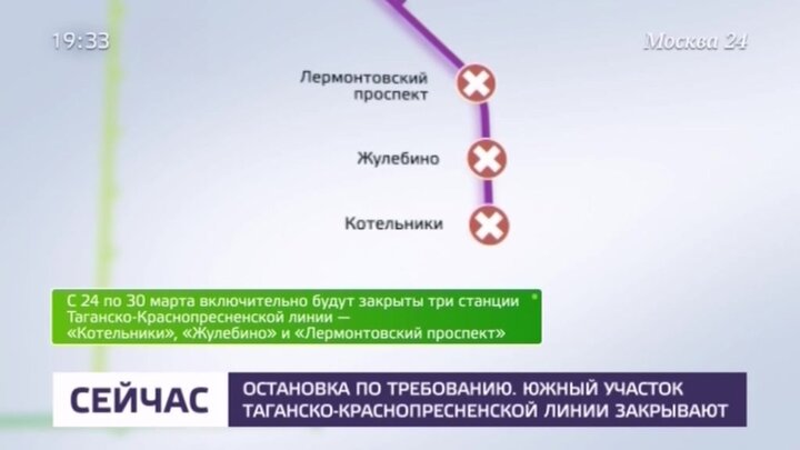 Карта таганско краснопресненской линии