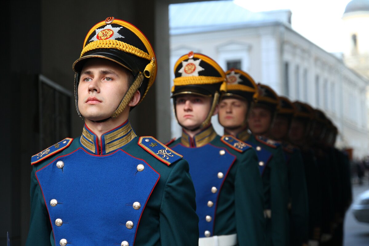 Повседневная форма президентского полка