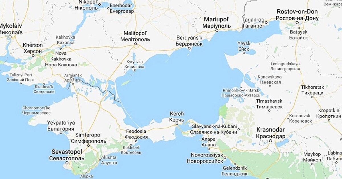 Херсон карта море