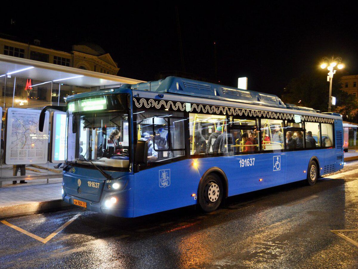 В Москве действует 13 ночных автобусов – Москва 24, 06.10.2019