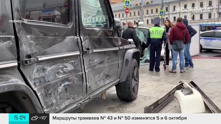 В москве эскортница влетела в гелик