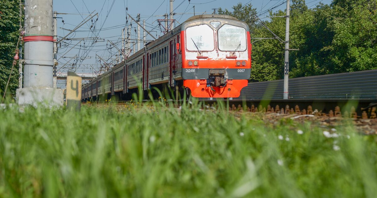 Фото электрички горьковского направления