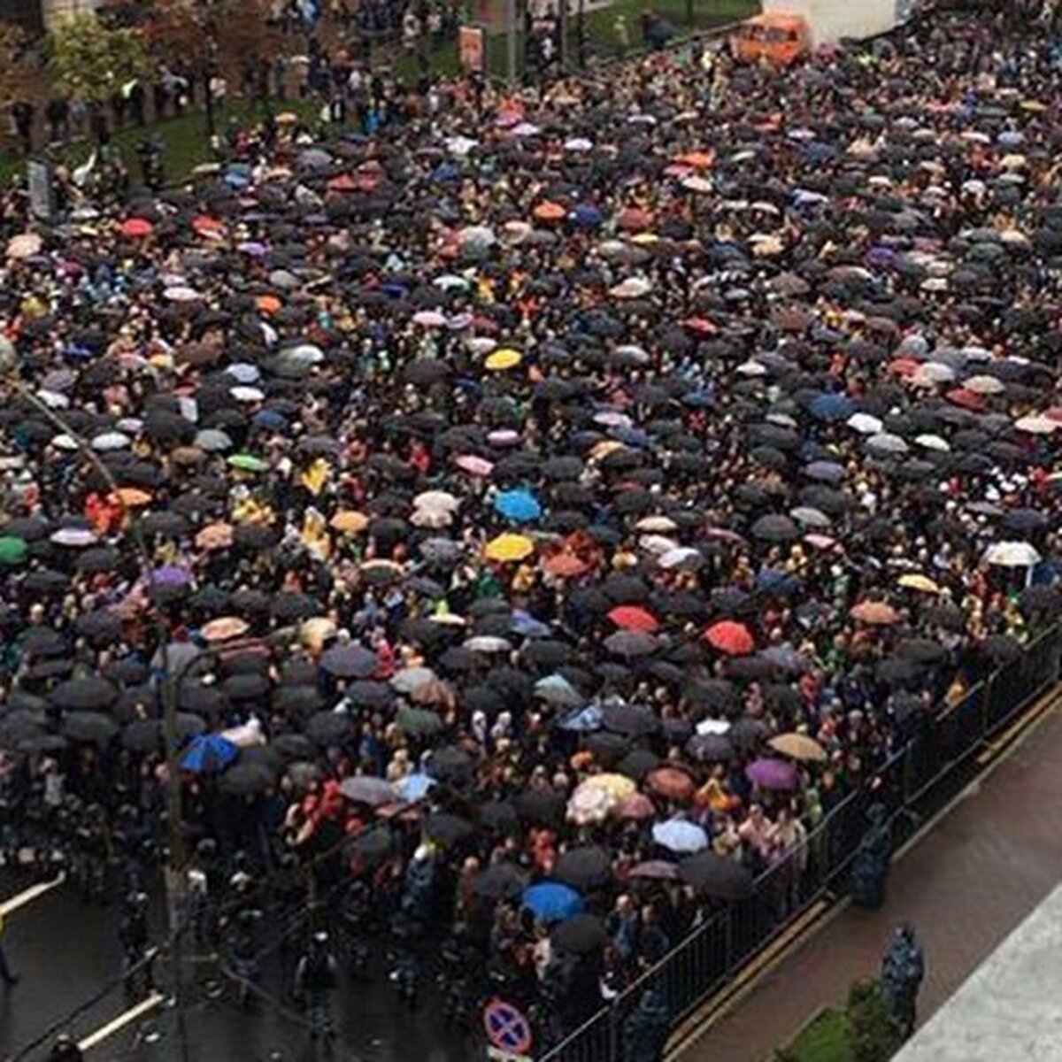 В согласованном митинге на проспекте Академика Сахарова участвуют 15000  человек – МВД – Москва 24, 10.08.2019