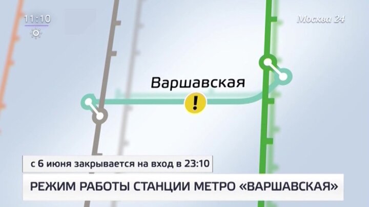 Метро варшавское расписание метро