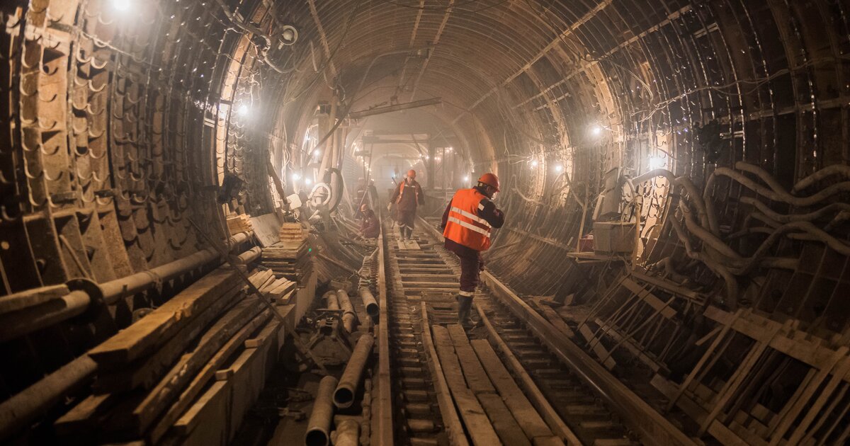 Метро 21. Красноярскметрострой. Авария на перегоне Выхино Лермонтовский проспект. Перегон Выхино Лермонтовский проспект.