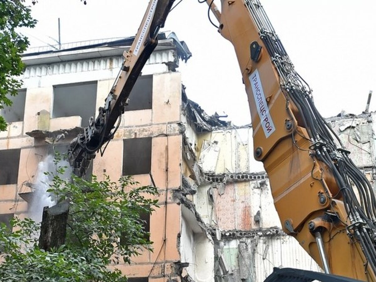 В Москве по программе реновации сносят дом на Краснолиманской улице –  Москва 24, 04.06.2019