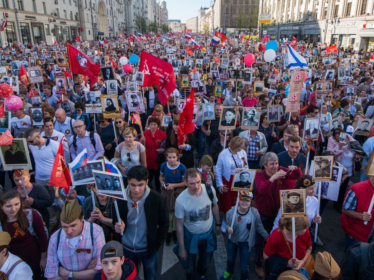 Бессмертный полк Москва 2019