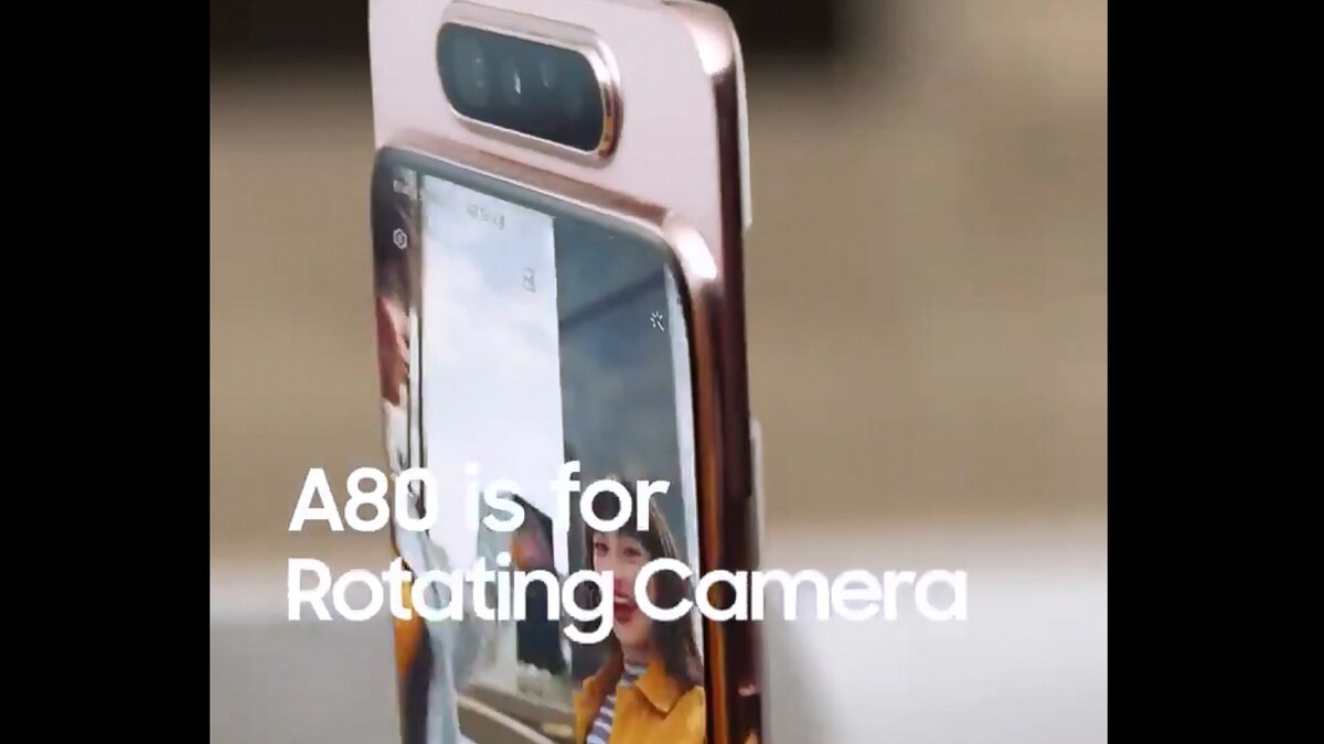 Samsung показала смартфон Galaxy A80 с поворотной камерой – Москва 24,  10.04.2019