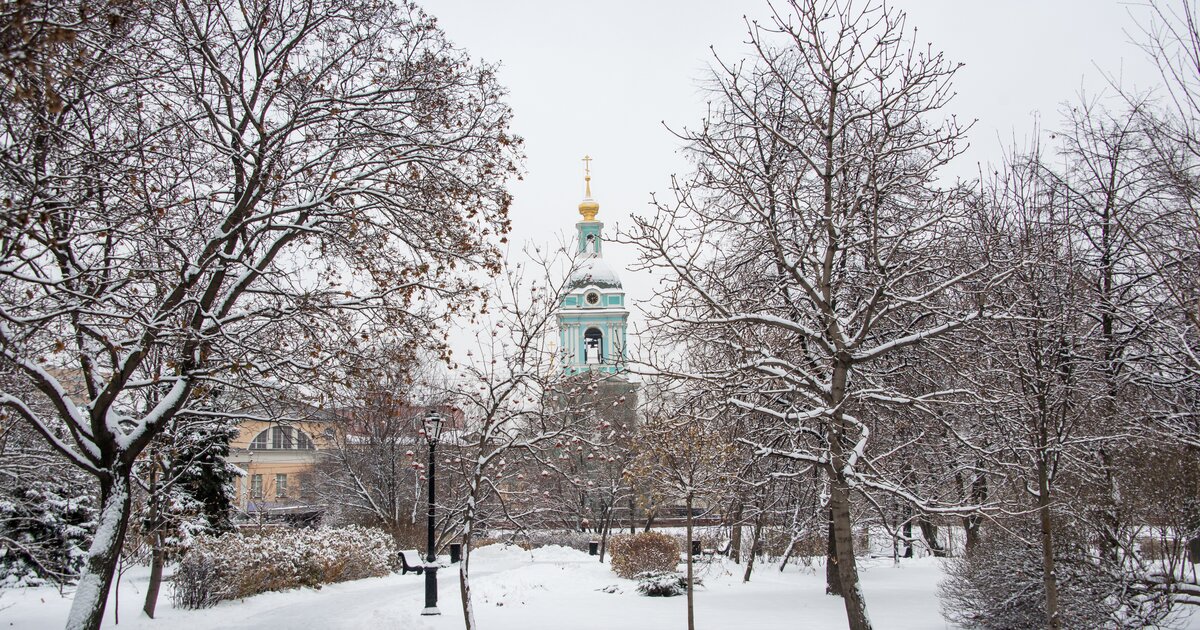 Троицкий АО зимой.