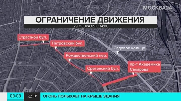 Перекрытия в москве сегодня почему