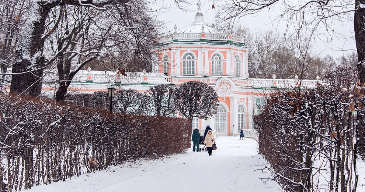 Усадьбы москвы зимой