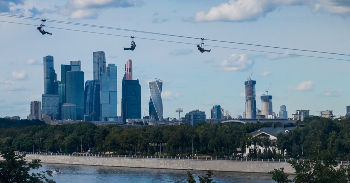 Тарзанка на воробьевых горах