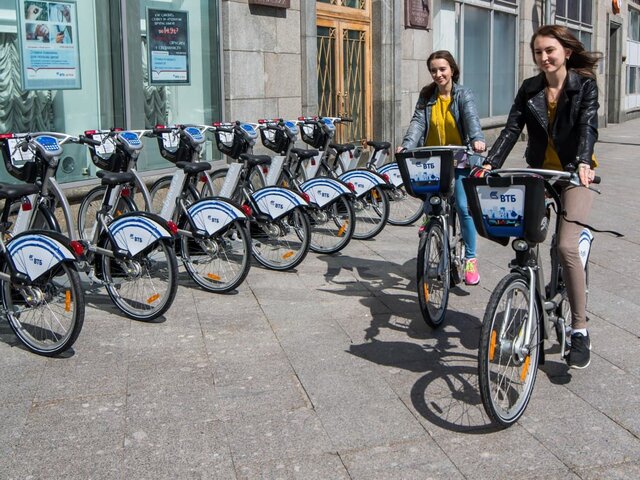 Прокат велосипедов откроется в Москве с 6 апреля