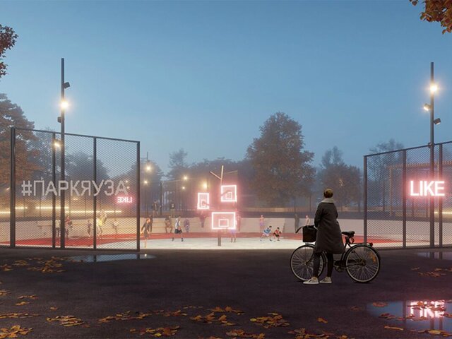 Площадку для игры в хоккей и мини-футбол построят в пойме реки Чермянки