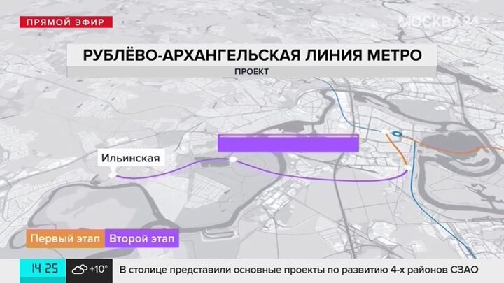 Рублево архангельская линия метро схема метро