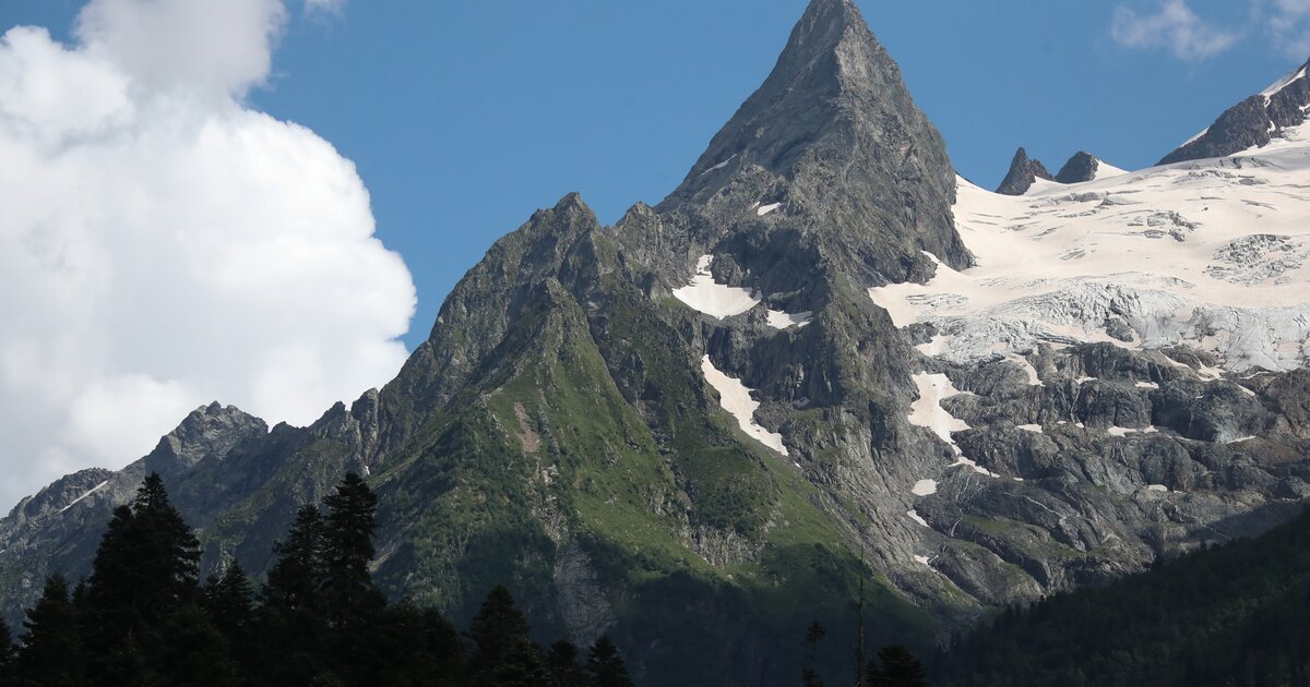 Гора алибек в домбае фото