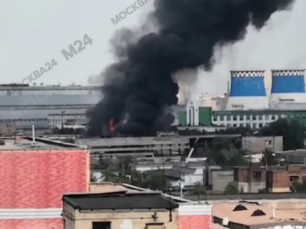 Пожар произошел на складе на Волгоградском проспекте – Москва 24, 08.07.2021