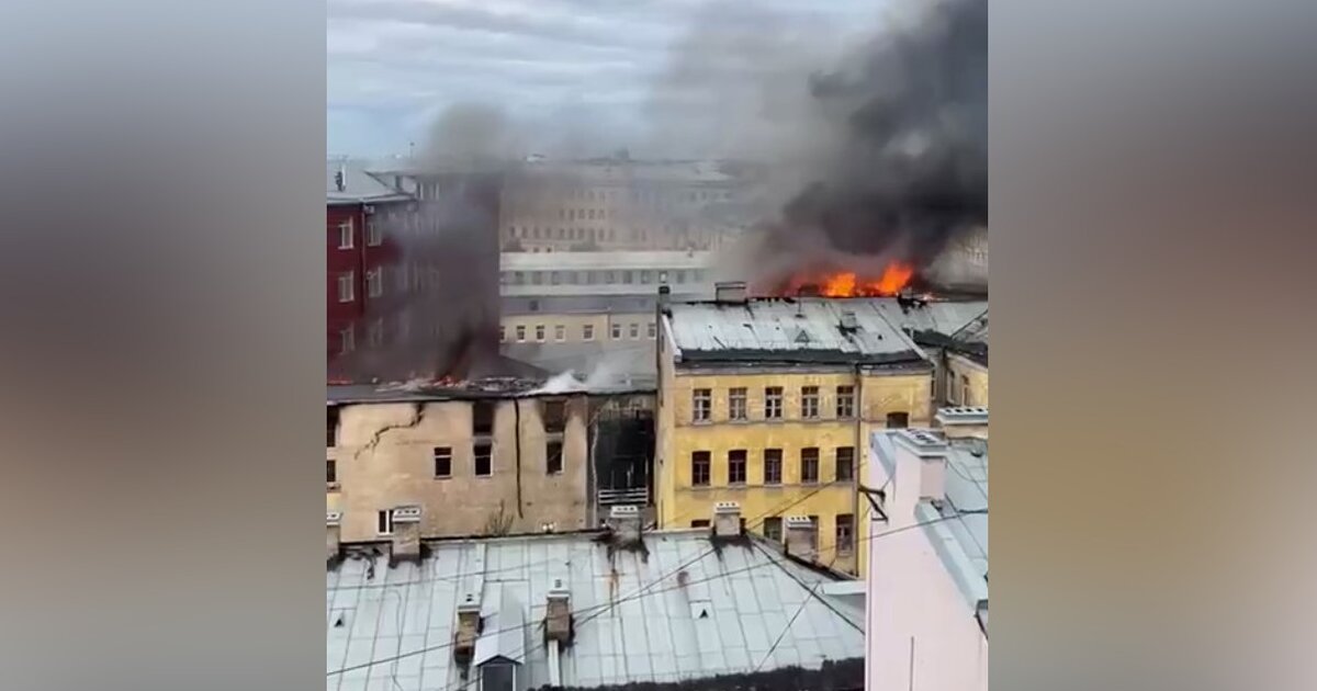 Чей склад сгорел в питере