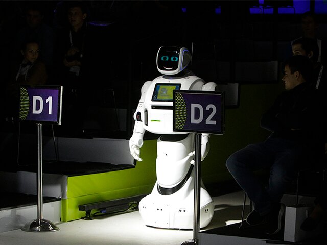 Российский робот впервые стал охранником в Европе