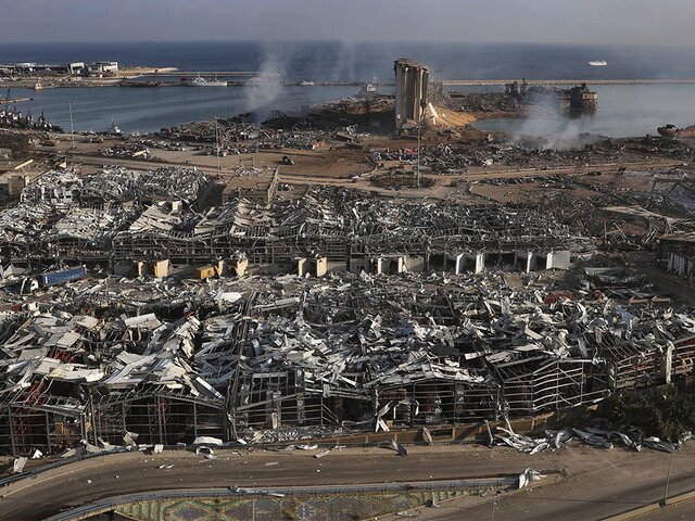 Эколог рассказал о последствиях прошлогоднего взрыва в порту Бейрута