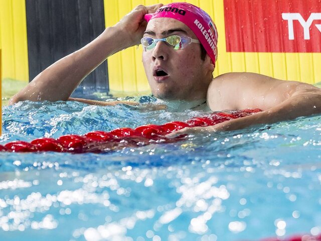 Российский пловец Колесников побил мировой рекорд на дистанции 50 метров на спине