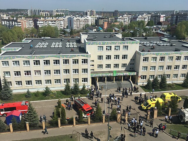 Школу в Казани, где произошла стрельба, планируют открыть к новому учебному году