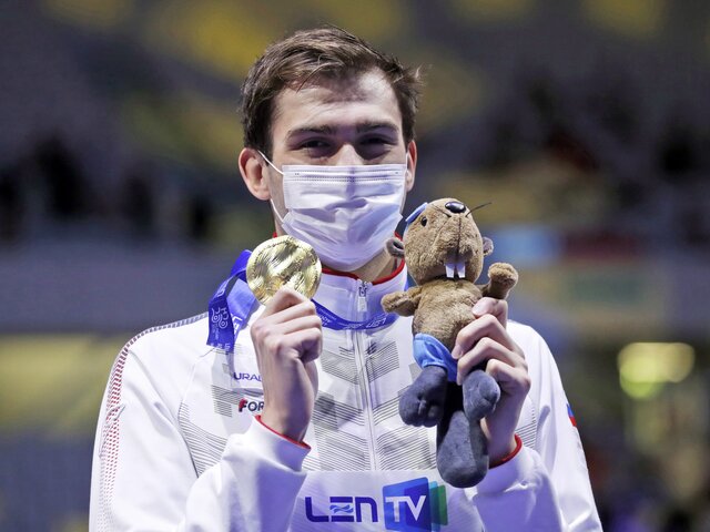 Российский пловец Колесников дважды побил мировой рекорд