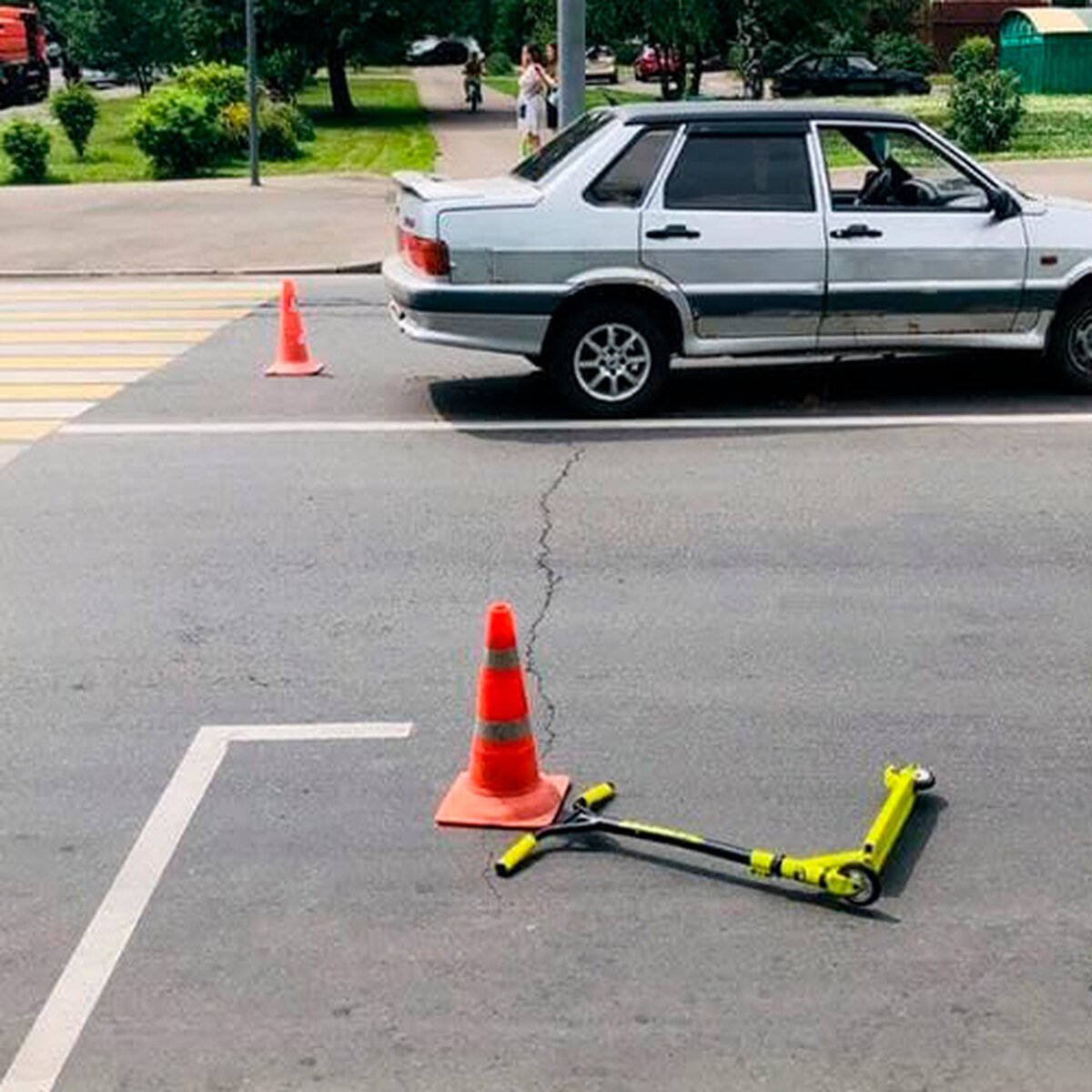 Автомобиль насмерть сбил ребенка на самокате в Москве – Москва 24,  27.06.2021