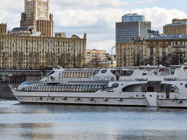 Навигация по Москве-реке открылась раньше срока